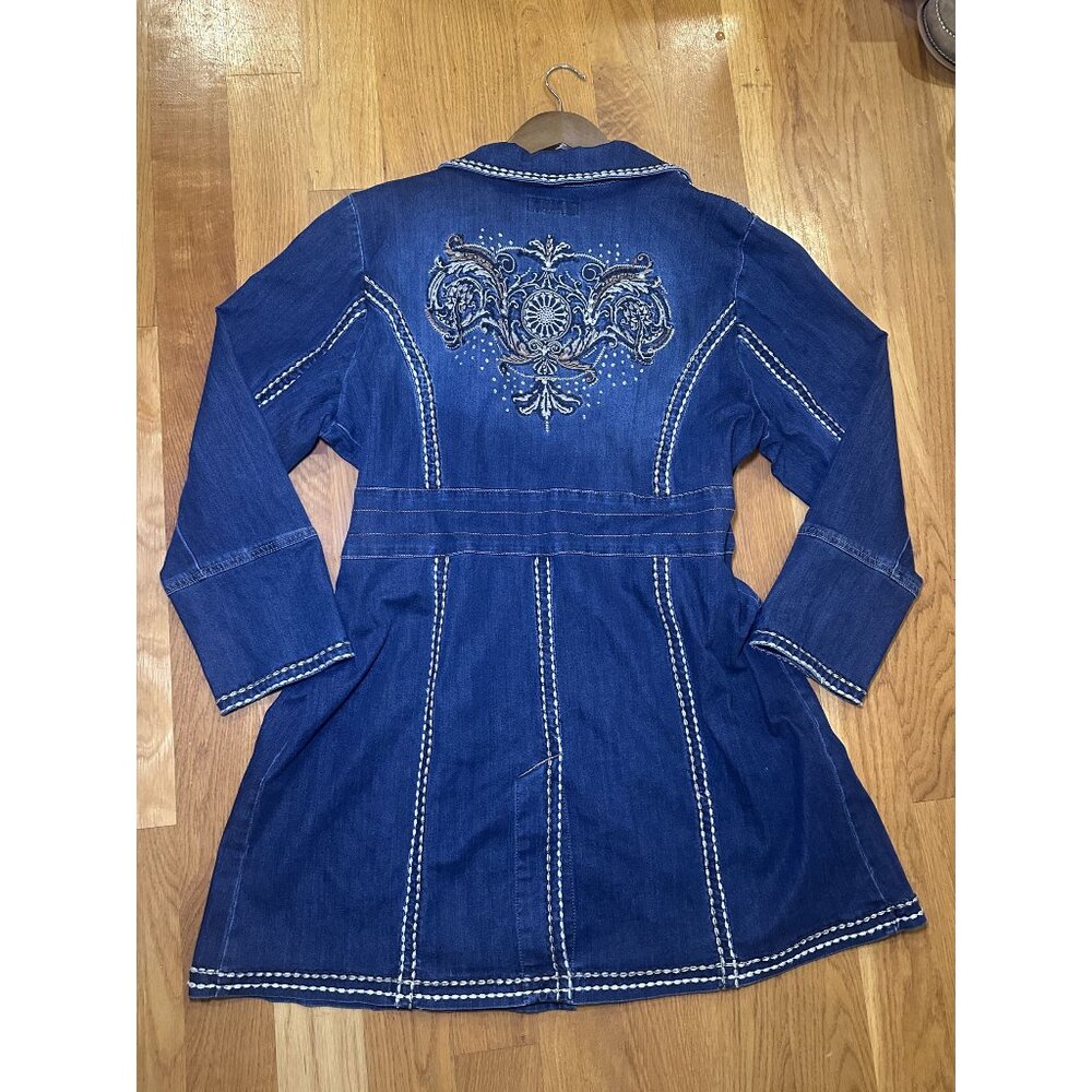 Emroidered Denim Jacket - Picture 3 of 13